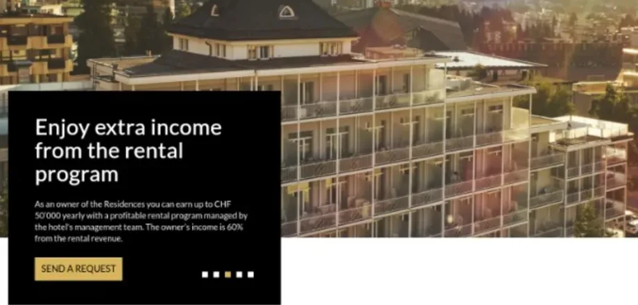 Кейс Residences Davos — портал преміум-нерухомості на MODX від CROPE