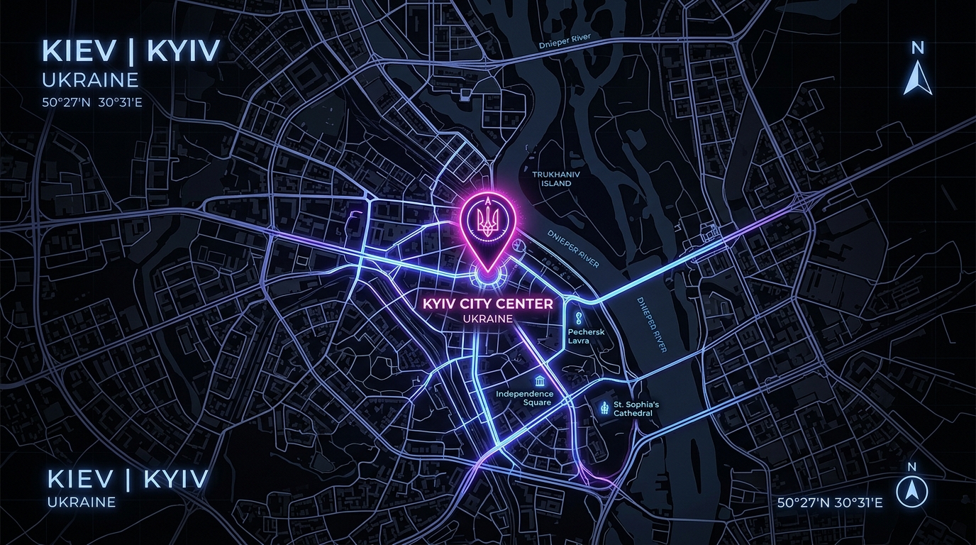 Crope Kiev map locator