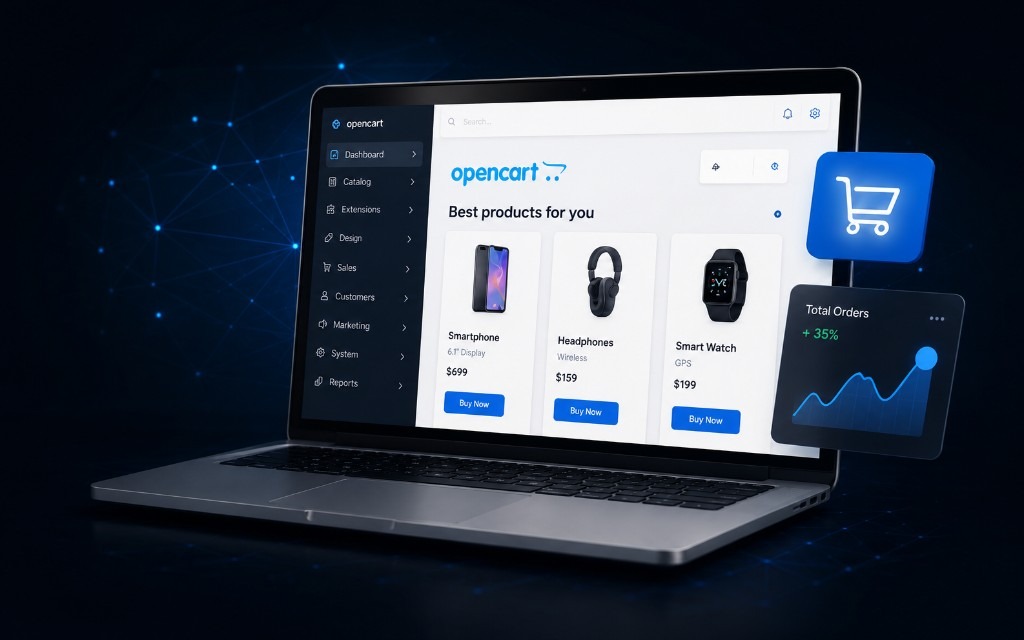 OpenCart store development