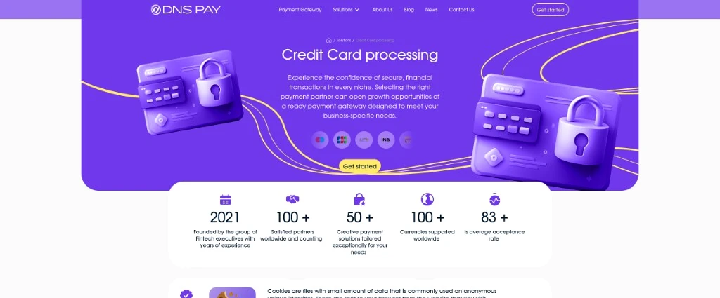 DNS PAY Credit Card processing з акцентом на безпеку